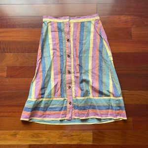 Madewell linen blend skirt. Size 8. Minimally worn